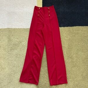 AKIRA Stretchy Ultra high waisted, long straight leg pants